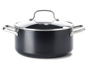GreenPan Kochtopf Copenhagen Schwarz ø 20 cm / 3,3 Liter - keramische Antihaftbeschichtung