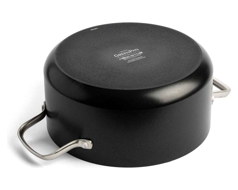 GreenPan Kookpan Copenhagen Zwart ø 24 cm / 5.2 Liter - onderaanzicht