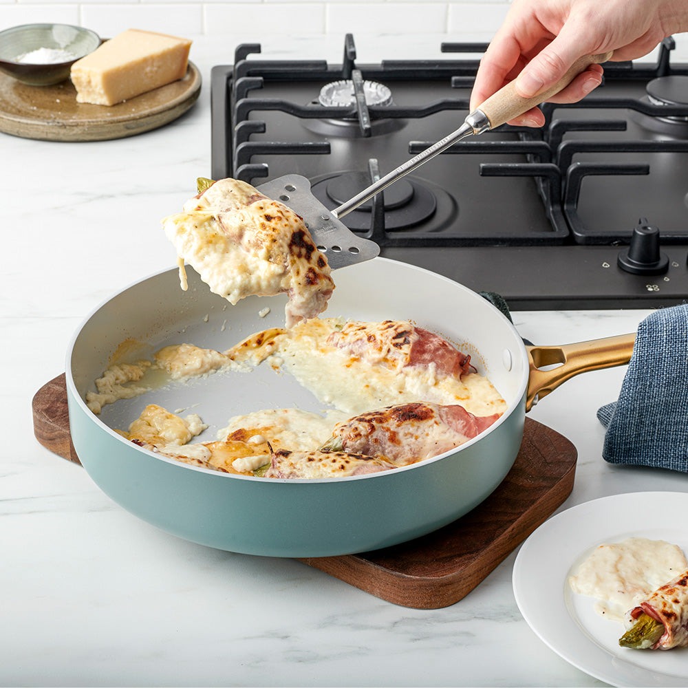 GreenPan Pannenset Padova Reserve Smokey Blue 7-delig - sfeerbeeld 2