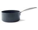 GreenPan Stielkasserolle Copenhagen Schwarz ø 18 cm / 2,1 Liter - keramische Antihaftbeschichtung