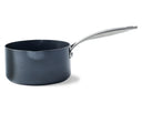 GreenPan Stielkasserolle mit 2 Ausgüssen Copenhagen Schwarz ø 16 cm / 1,6 Liter - keramische Antihaftbeschichtung