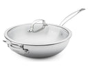 GreenPan Wokpfanne mit Deckel Première Pro ø 30 cm / 4,74 Liter - ohne Antihaftbeschichtung