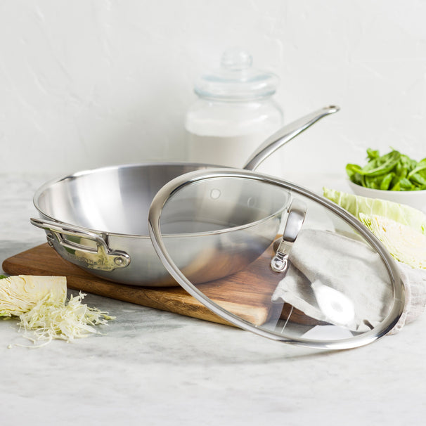 GreenPan Wokpfanne mit Deckel Première Pro ø 30 cm / 4,74 Liter - ohne Antihaftbeschichtung