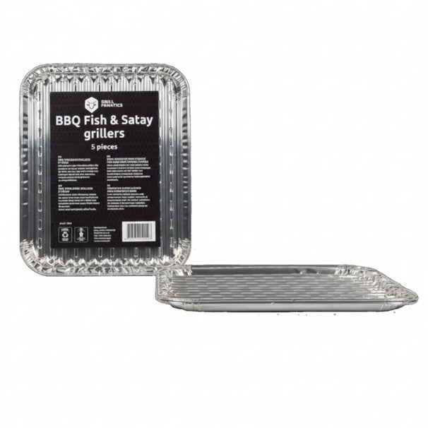 Cookinglife Grill-Aluminiumschalen / Grillblech / Grillschale 28 x 23 cm – 5 Stück
