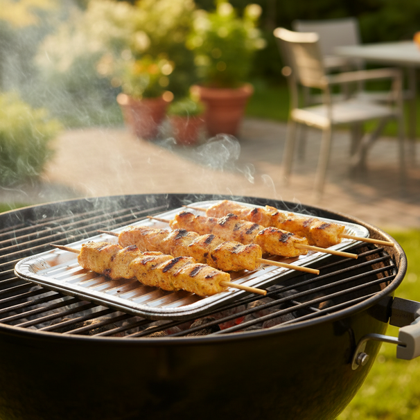 Cookinglife Grill-Aluminiumschalen / Grillblech / Grillschale 28 x 23 cm – 5 Stück
