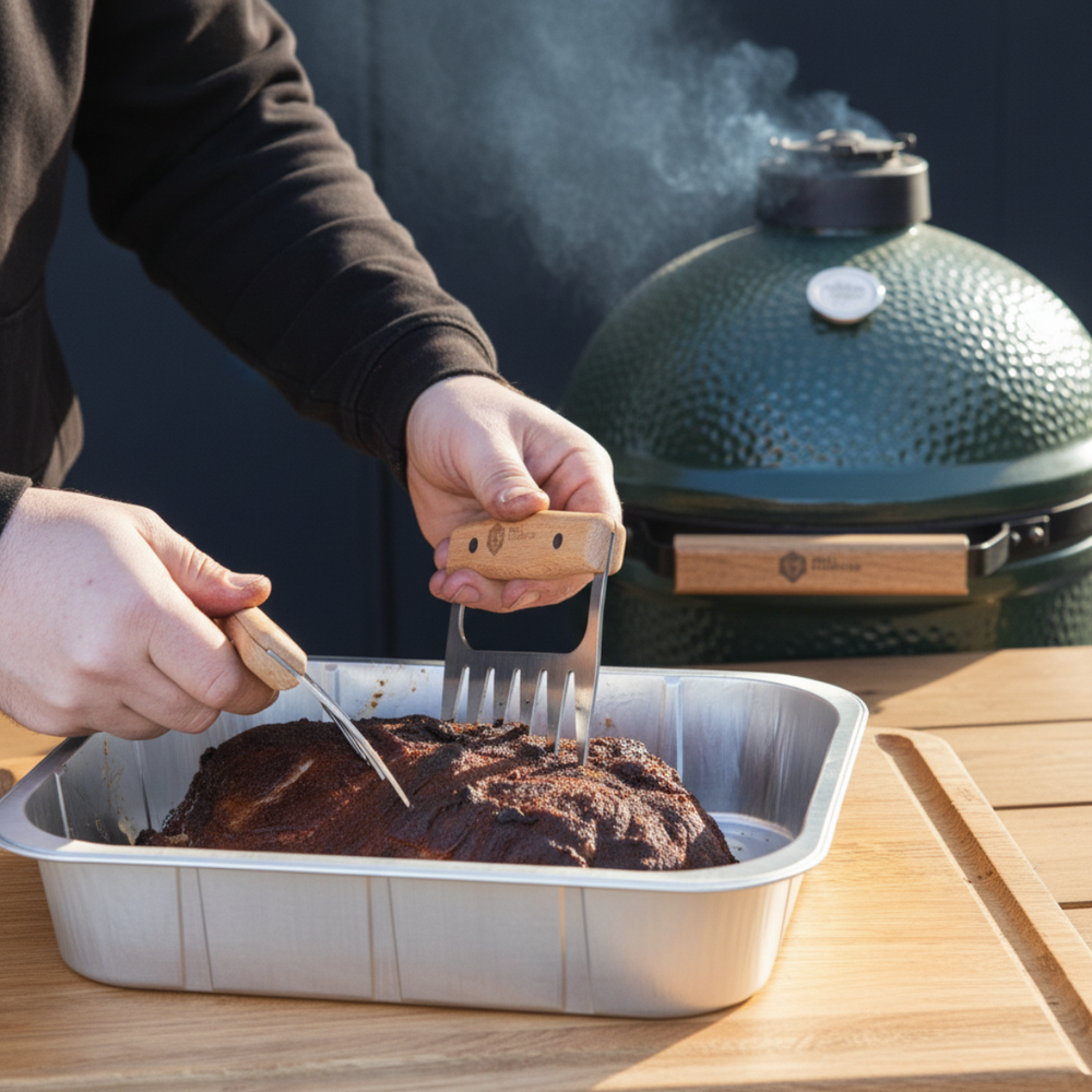 Cookinglife Grill-Aluminium-Grillschalen / BBQ-Grillblech – 32 x 26 cm – Wiederverwendbar – 5 Stück