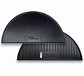Cookinglife Halbmond-Grillplatte / Gusseisen-Plancha - Doppelseitig - Geeignet für 46 cm Kamados