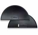 Cookinglife Halbmond-Grillplatte / Gusseisen-Plancha - Doppelseitig - Geeignet für 46 cm Kamados