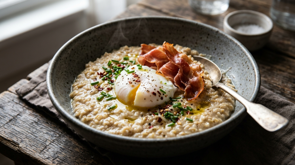 Ein kräftiges Frühstück, das den Tag wirklich in Gang bringt.