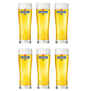 Heineken Biergläser 0.0 Star 250 ml - 6 Stück
