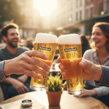 Heineken Biergläser Ellipse 250 ml - 4 Stück