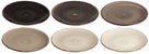 Cookinglife Frühstücksteller / Dessertteller Delice Grau ø 19 cm - 6 Stück