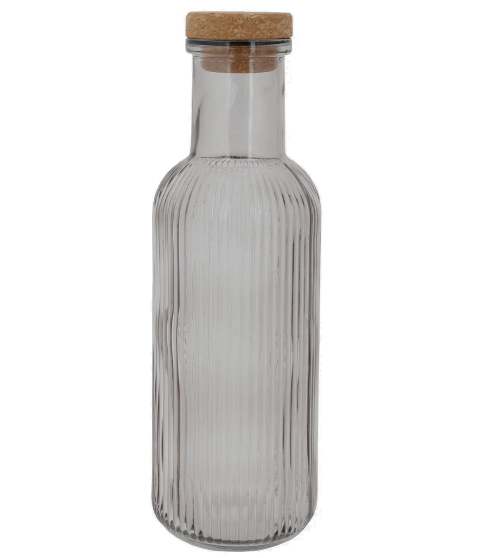 Cosy & Trendy Karaffe mit Kork – Raya – Grau – 1 Liter