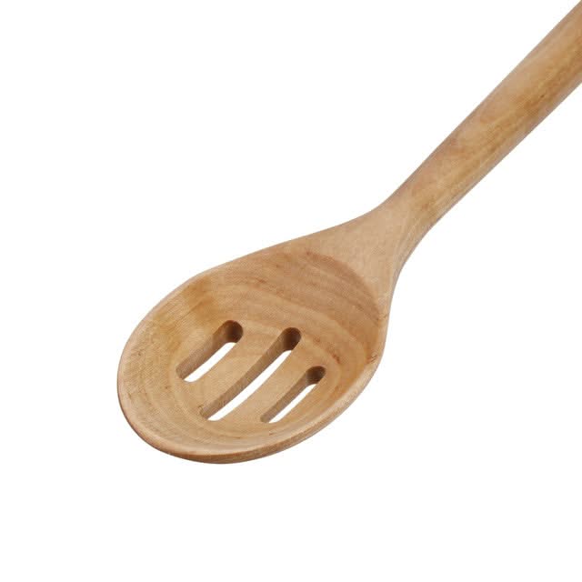 KitchenAid Gemüselöffel Core Birkenholz 34 cm - Holzlöffel Küchenutensil