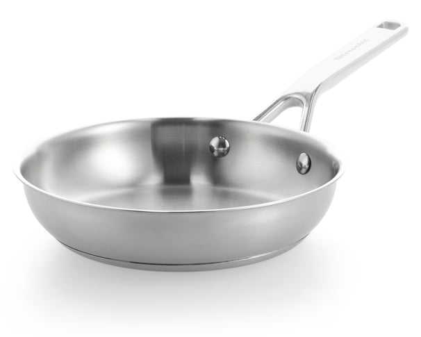 KitchenAid Bratpfanne Advanced Edelstahl ø 28 cm - ohne Antihaftbeschichtung