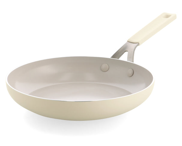 KitchenAid Bratpfanne Aluminium Almond Cream ø 24 cm - keramische Antihaftbeschichtung