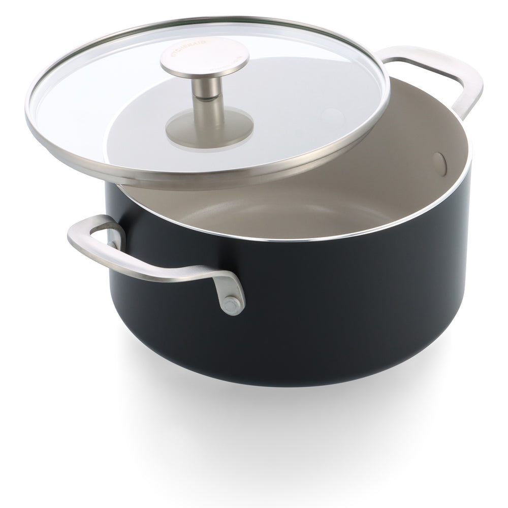 KitchenAid Kookpan Aluminium Mat Zwart ø 24 cm / 4.9 Liter
