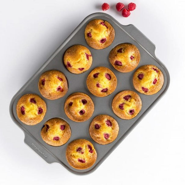KitchenAid Muffinform Aluminized Steel - 12 Muffins - 41 x 28 cm - keramische Antihaftbeschichtung