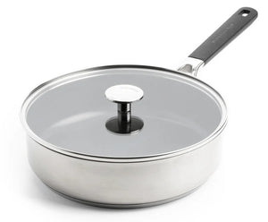 KitchenAid Hapjespan / Sauteerpan met deksel Classic RVS ø 26 cm / 3.6 Liter