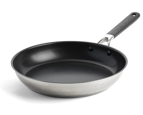 KitchenAid Bratpfanne Classic Edelstahl ø 30 cm - keramische Antihaftbeschichtung