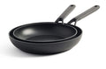 KitchenAid Bratpfannenset Classic Forged 2-teilig - Keramische Antihaftbeschichtung - Bratpfanne ø 24 & 28 cm