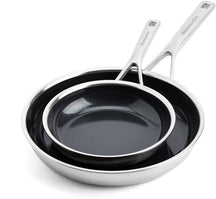 KitchenAid Koekenpannenset Multi-Ply RVS 2-delig - ø 20 & 28 cm