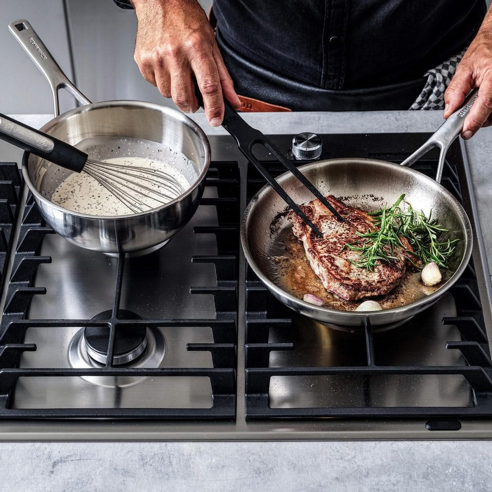 KitchenAid Koekenpan Tri-Ply RVS ø 20 cm - sfeerbeeld 2