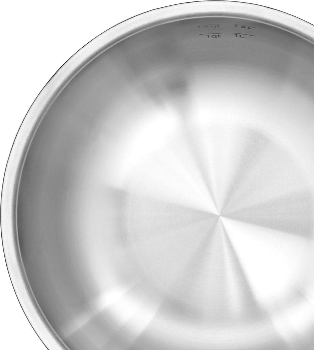 KitchenAid Sauteuse Tri-Ply RVS ø 22 cm / 3.1 Liter - binnenkant