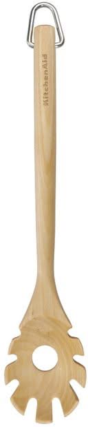 KitchenAid Spaghettilöffel Core Birkenholz 34 cm - Pastalöffel Servierlöffel