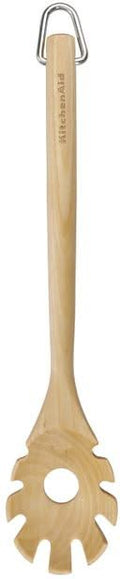 KitchenAid Spaghettilöffel Core Birkenholz 34 cm - Pastalöffel Servierlöffel
