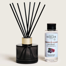 Maison Berger Giftset Duo Celebration - Geurstokjes 90 ml & Roomspray 50 ml - Hypnotic Oud - geurstokjes + navulling