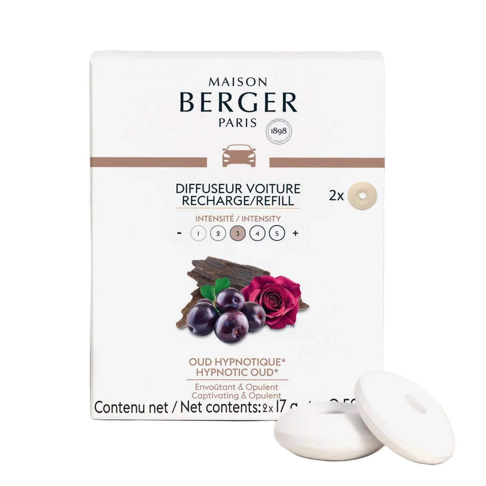 Maison Berger Nachfüllung - für Autodiffusor - Hypnotic Oud - 2 Stück