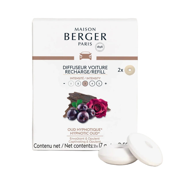 Maison Berger Nachfüllung - für Autodiffusor - Hypnotic Oud - 2 Stück