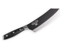 Messermeister BBQ Mes Avanta 20 cm - Zwart Titanium Lemmet - schuin aanzicht