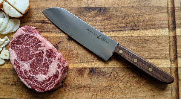 Messermeister Santokumesser Future Walnussholz 16,5 cm
