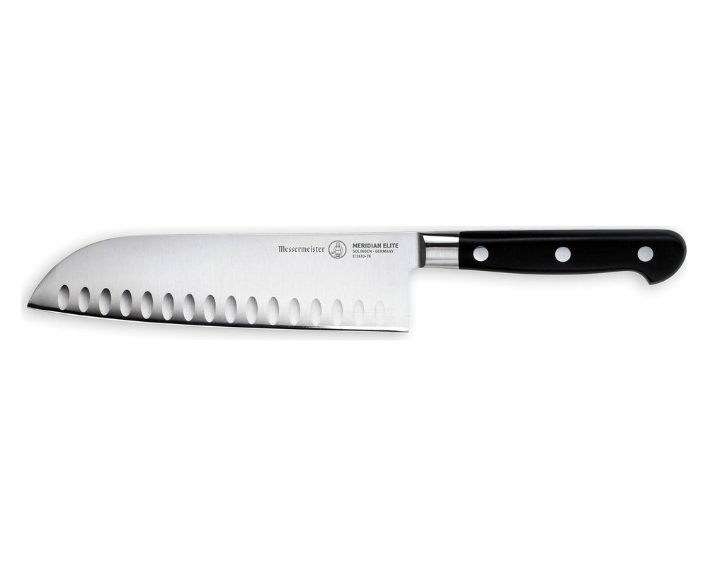 Messermeister Santokumes met Kuiltjes Meridian Elite 18 cm