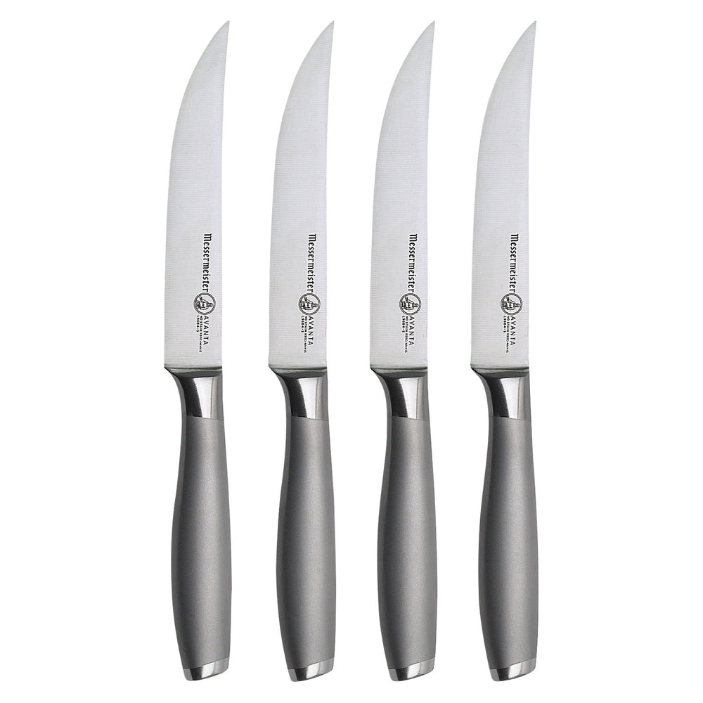 Messermeister Steakmessen Avanta RVS 13 cm - 4 stuks - bovenaanzicht