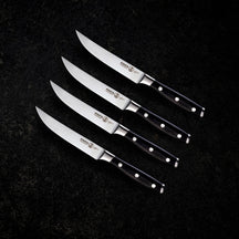Messermeister Steakmessen Avanta Zwart 13 cm - 4 stuks - sfeerbeeld 1