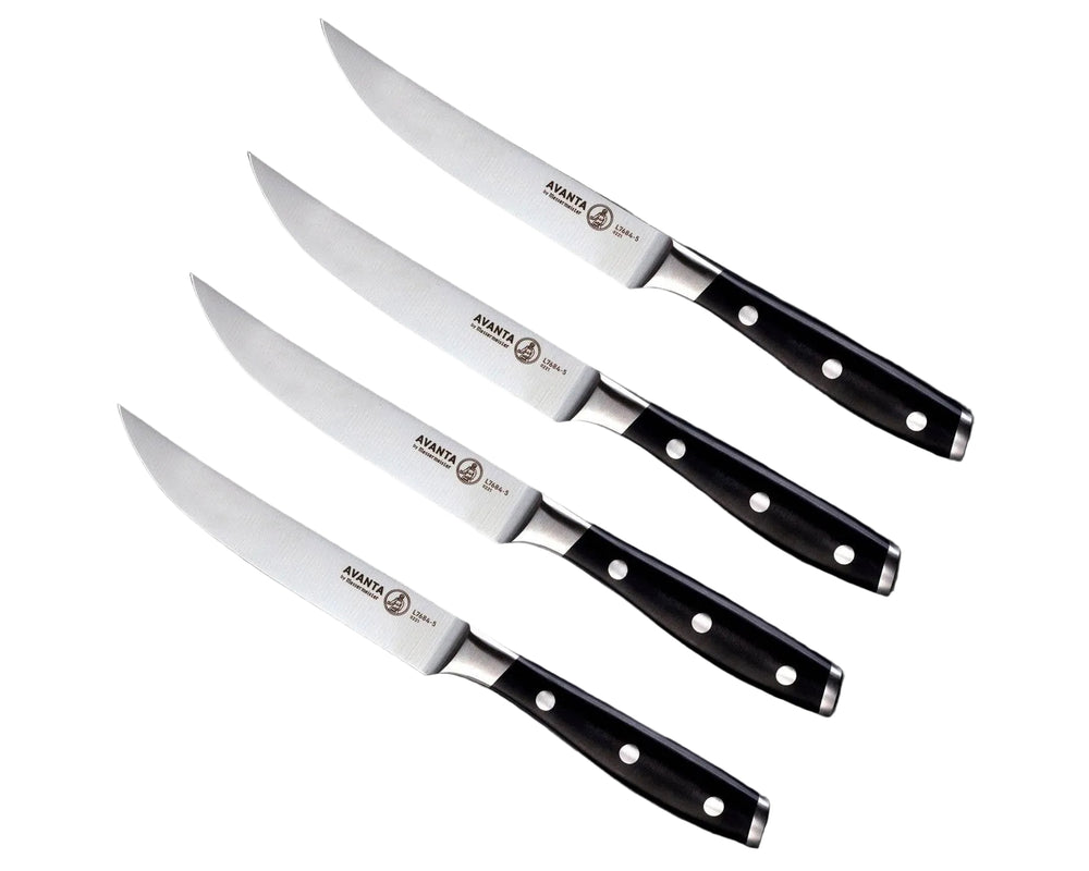 Messermeister Steakmessen Avanta Zwart 13 cm - 4 stuks - sfeerbeeld 3