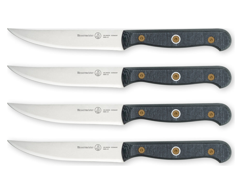 Messermeister Steakmessen Custom 12 cm - 4 stuks