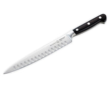 Messermeister Vleesmes met Kuiltjes Meridian Elite 20 cm - schuin aanzicht