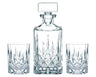 Nachtmann Whiskey Set Noblesse 3-delig - Karaf 750 ml & 2 Whiskeyglazen 295 ml