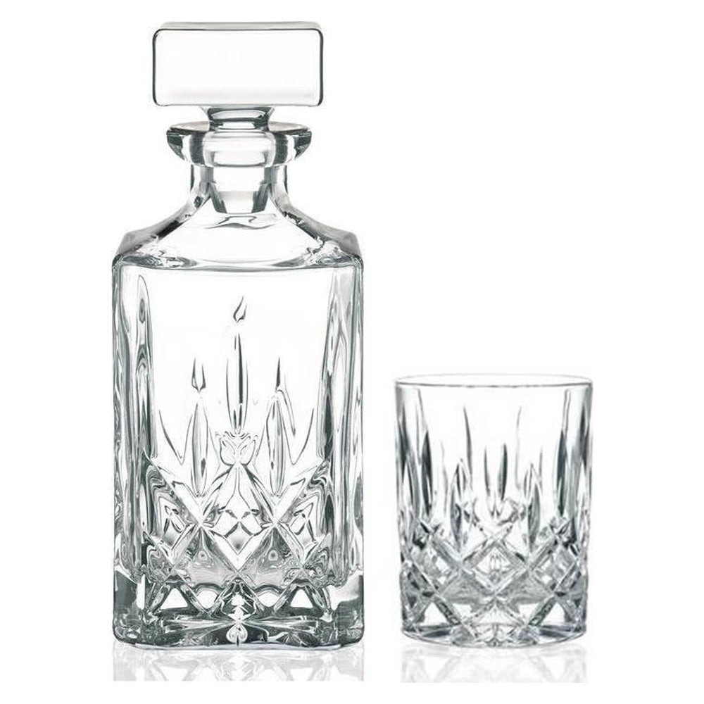 Nachtmann Whiskey Set Noblesse 3-delig - Karaf 750 ml & 2 Whiskeyglazen 295 ml - karaf en glas