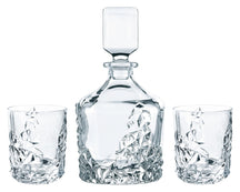 Nachtmann Whiskey Set Sculpture 3-delig - Karaf 750 ml & 2 Whiskeyglazen 365 ml