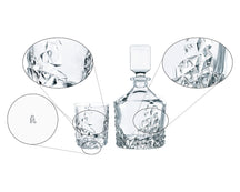 Nachtmann Whiskey Set Sculpture 3-delig - Karaf 750 ml & 2 Whiskeyglazen 365 ml - detail 1