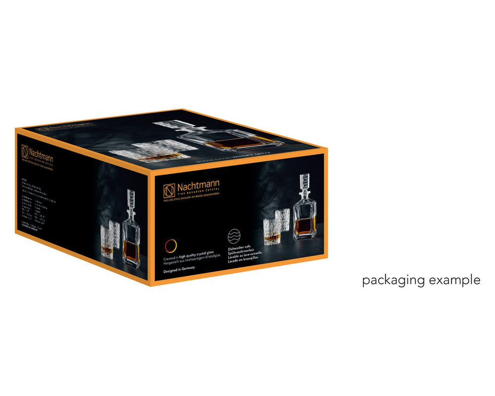 Nachtmann Whiskey Set Bossa Nova 3-delig - Karaf 750 ml & 2 Whiskeyglazen 330 ml - verpakking