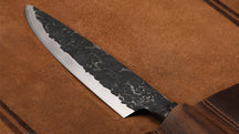 Forged Messer schutzhülle - Geeignet für 8 Messer - 100% Pull-Up Rindleder