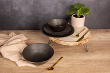 Cosy & Trendy Suppenschalen / Schalen Candy Schwarz ø 16 cm - 4 Stück