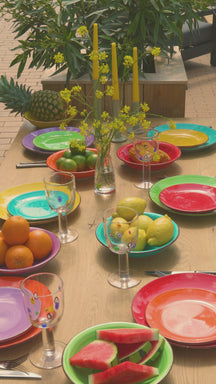 Studio Tavola Tiefe Teller Sunny Summer ø 21 cm - 6 Stück
