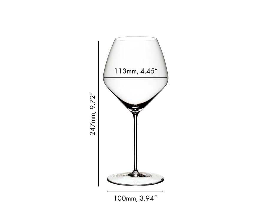 Riedel Weingläser Set - Rote Weingläser - Veloce - Pinot Noir - 760 ml - 4 Stück